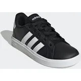 adidas Grand Court Lifestyle Tennis Lace-Up Kids Core Black / Cloud White / Core Black 32