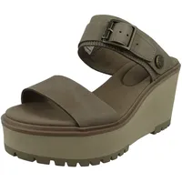 Timberland CA26T2 Koralyn Keil-Sandale Damen Sandalen Taupe Grau 40