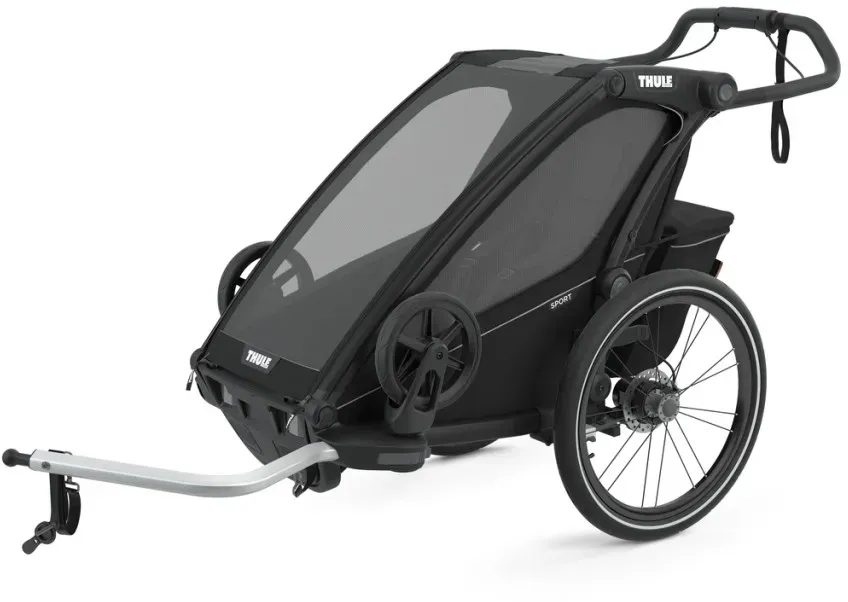 Thule Chariot Multisport-Fahrradanhänger Einsitzer mitternachtsschwarz