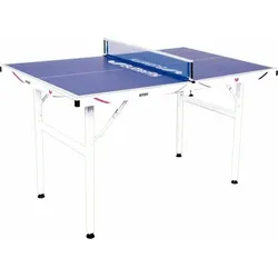 Tischtennisplatte Midi Tischtennis Tisch Platte Indoor mit Tischtennisnetz blau EINHEITSGRÖSSE