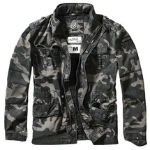 Brandit Textil Britannia Jacket Herren darkcamo M