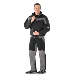 Winterjacke 2590 schwarz/zink, Größe S - schwarz/zink - S