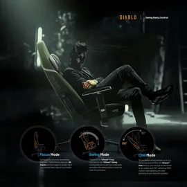 Diablo Chairs X.Eye Prime Gaming-Stuhl Grün PC
