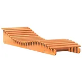 vidaXL Sonnenliege Wachsbraun 205x60x31,5 cm Massivholz Kiefer