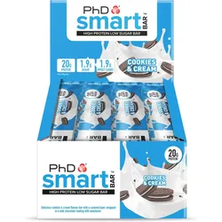 Smart Protein Bar 64g PHD Nutrition (Packung zu 12) EINHEITSFARBE 12 x 64 g