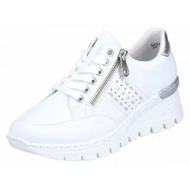 Rieker Sneaker Low Weiß/Rose 40