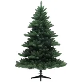 Homcom Künstlicher Weihnachtsbaum, 180 cm Christbaum mit 880 Spitzen, faltbar Stahlfuß, flammhemmend, für Weihnachten Deko, Indoor, Grün