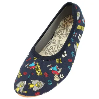 Beck Jungen Voetbal Gymnastikschuhe, Blau, 23 EU