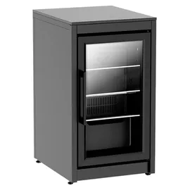 cozze Elements Getränkekühlschrank (63 l, 740 mm hoch, Schwarz)