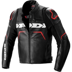 Spidi Evorider 2, Lederjacke - Schwarz/Rot - 52