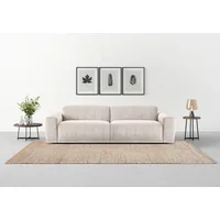 Big-Sofa TRENDMANUFAKTUR "Braga, mit hochwertigem Kaltschaum, Megasofa, in Cord erhältlich" Sofas Gr. B/H/T: 254cm x 72cm x 107cm, Breitcord RIBBON, beige (sand) modernes Big-Sofa, Couch mit hohem Sitzkomfort, 25472107 cm (BHT)