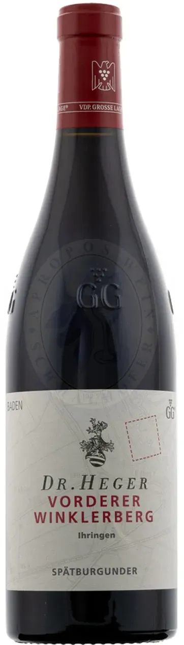 Spätburgunder GG Vorderer Winklerberg 2020 Dr. Heger 0,75l