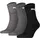 Puma Short Crew 3er Pack anthracite / grey 35-38