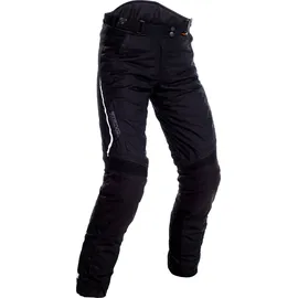 Richa Camargue Evo, wasserdichte Damen Motorrad Textilhose, schwarz, - Kurz L
