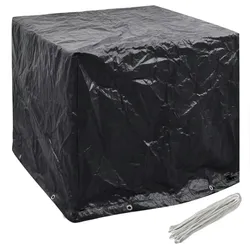 vidaXL Abdeckplanen für Garten-Wassertank 2 Stk. 8 Ösen 116x100x120 cm