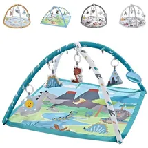 Chipolino Spielbogen Tiere Musikfunktion, 5 Hängespielzeuge, Krabbeldecke + Spielbogen