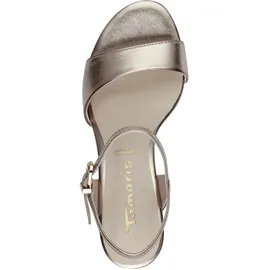 TAMARIS Riemchensandalen Damen Gold 41