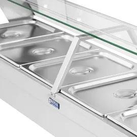 Royal Catering Bain Marie 5 x GN 1/2 Ablasshahn