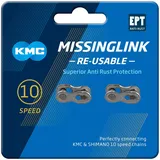 KMC MissingLink 10R EPT Kettenverschlussglied 2 Stück silber