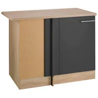 OPTIFIT Eckunterschrank Kalmar 100 x 60 x 85 cm Grau