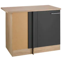 OPTIFIT Eckunterschrank Kalmar 100 x 60 x 85 cm Grau
