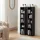 CARO-Möbel CD-Regal 20 x 17 x 186 cm Schwarz