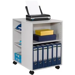 DURABLE Bürowagen grau 3 Ebenen 52,8 x 59,2 x 74,8 cm