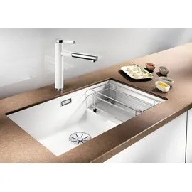 Blanco Subline 700-U rechts Einbauspüle vulkangrau Handbetätigung 730 x 460 mm