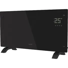 Hombli Glass Convection Heater 2000 W Heizkörper, Schwarz