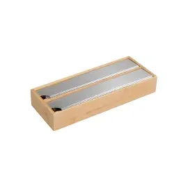 KESPER Folienspender für die Schublade, Bambus 58042 , Maße (L x B) : 33,2 x 13 cm, Höhe: 5,5 cm