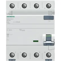 Siemens 5SV3346-6 FI-Schutzschalter A 4polig 63A 0.03A 400V