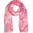 Stylebreaker Farbverlauf Metallic Details, Leichtes großes Tuch mit kurzen Fransen 01016227, Farbe:Koralle-Pink | Gr.: onesize