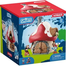 Schleich Die Schlümpfe Schlumpf Haus mit 2 Figuren 20803