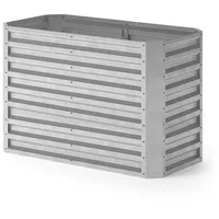Vicco Komposter Silber, 120 x 60 cm, Gartenzubehör, Gartenpflege, Gartengeräte