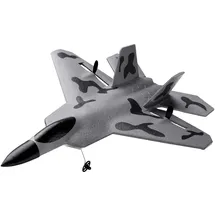 Vevor RC-Flugzeug Kampfflugzeug 2,4 GHz 2CH RTF grau