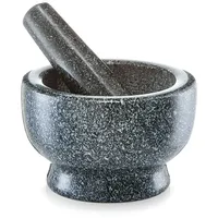 Zeller Mörser & Stößel-Set, anthrazit, Granit mit Stößel Set