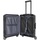 Travelite Next 4W Trolley With Front Bag S Black
