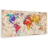 Klarstein Wonderwall Air Art Smart Infrarotheizung Farbige Karte 120x60cm 700W