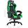 vidaXL Gaming-Stuhl mit Fußstütze Grün und Schwarz