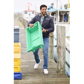 Jan Vanderstorm JAVALD Sweatjacke Herren Dunkelblau L