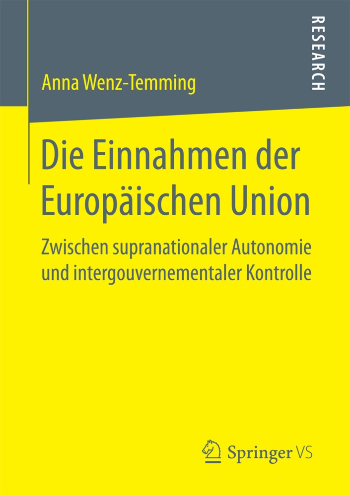 Die Einnahmen Der Europäischen Union - Anna Wenz-Temming  Kartoniert (TB)