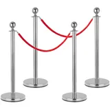 Stagecaptain Absperrständer Personenleitsystem PLS-150 2,0 m Silber