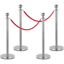 Stagecaptain Absperrständer Personenleitsystem PLS-150 2,0 m Silber