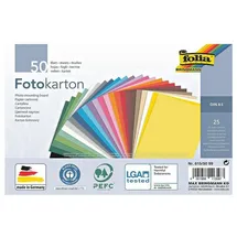 Folia Fotokarton 300 g/m2 A5 50 Blatt 25 Farben