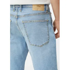 s.Oliver Regular Fit Jeans-Bermudas aus Baumwoll-Mix, Hellblau, 36