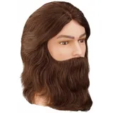 Bergmann - Übungskopf Amigo Echthaar mit Bart ca. 20 cm