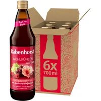 Rabenhorst Wohlfühlen mit Eisen 6x700 ml) Saft