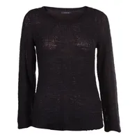 Only Onlgeena Xo L/S KNT Noos Pullover,Schwarz (Black),42 (Herstellergröße: XL