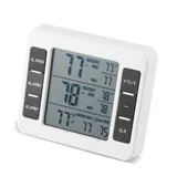 Wlan Thermometer, Kühlschrank Alarm Drahtloses digitales akustisches Alarmkühlschrankthermometer Kuhlschrankthermometer mit 2PCS-Sensor-Min/Max-Anzeige