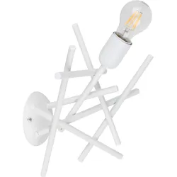SPOT LIGHT Wandleuchte "GLENN", weiß, H: 28cm, Lampen, aus Metall, originelles Design, passende LM E27, Made in Europe